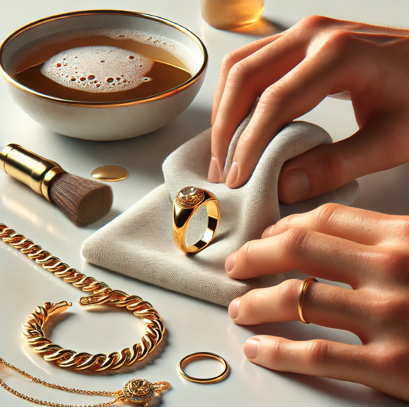 Produits Spécifiques pour un Nettoyage en Profondeur des bijoux en or